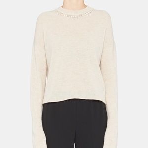 Theory 100% Cashmere Cropped Sweater